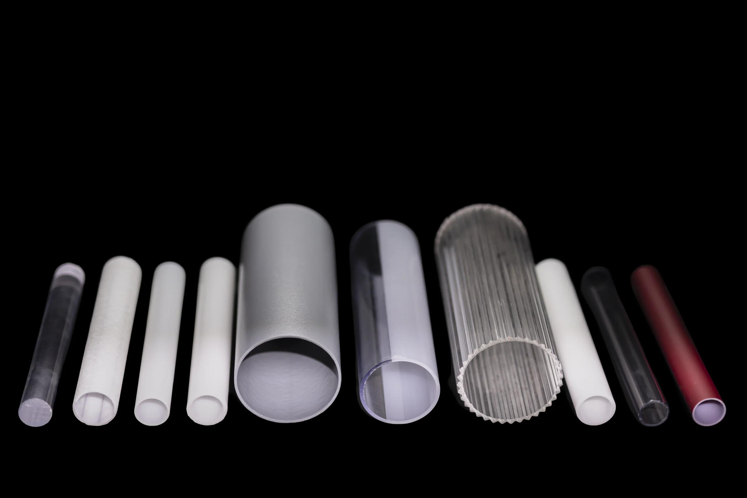Foto di tubi e barre estruse da Logica Extrusions